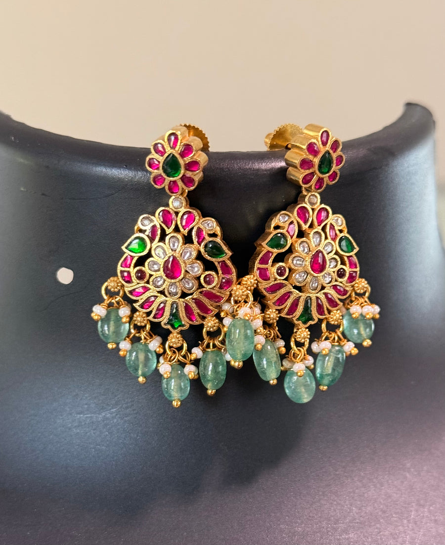 Premium Quality Traditional Jadau Kundan Necklace set