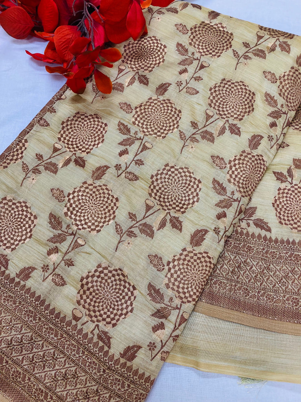 Silk Saree - Stunning TUSSAR SILK Sarees image 5