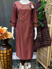 3 piece Party wear kurti set- Size 38/US XS