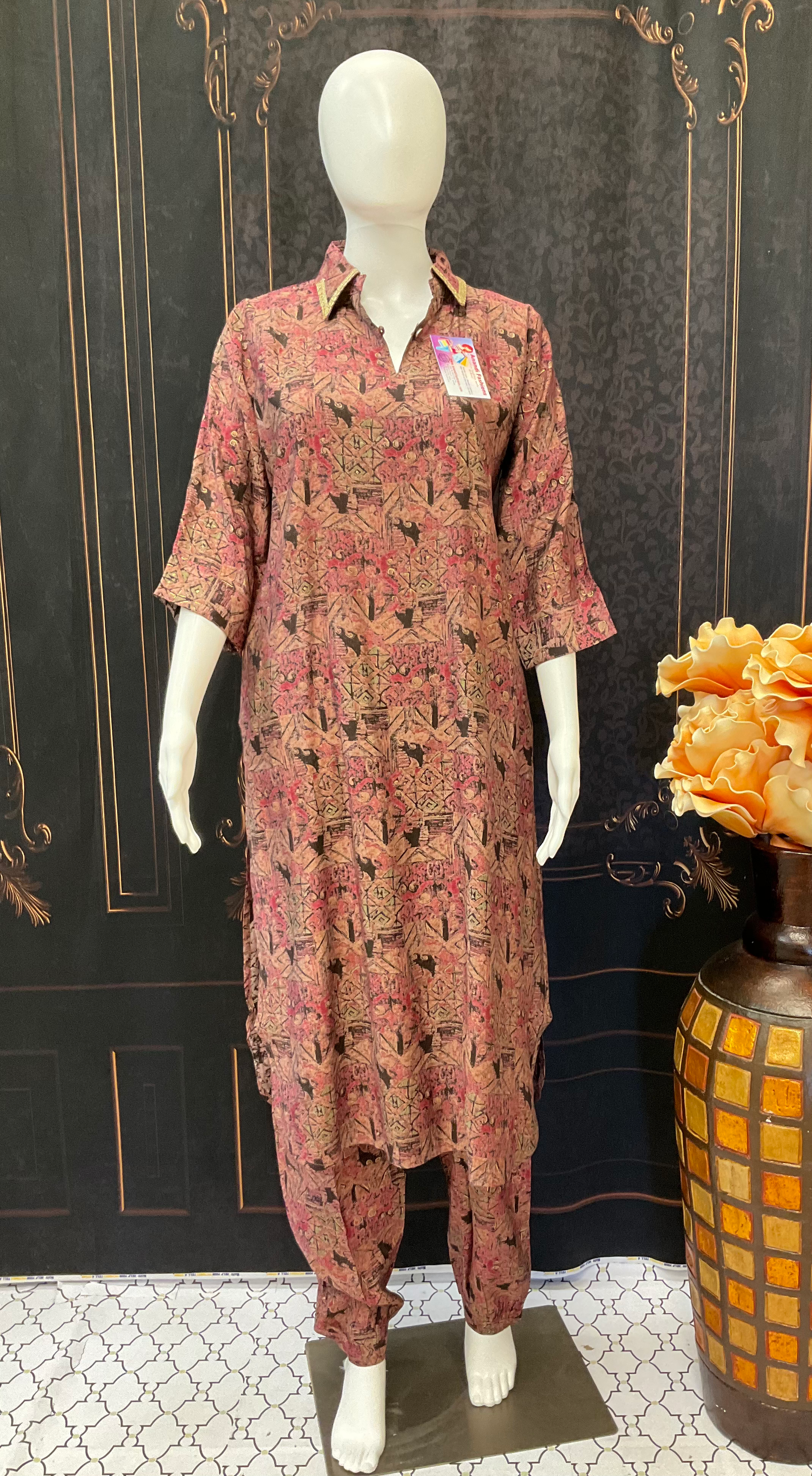 Digital Print Cord Set - Beautiful and Stylish Indian Cord Set image 0