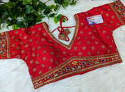 Raw Silk Work blouses size 42