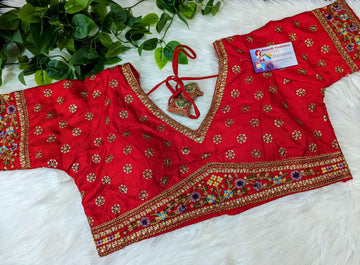 Raw Silk Work blouses size 42