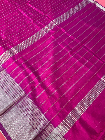 Pink - Mangalagiri Saree