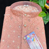 Mens Kurta - Kashmiri Silk Sequin Embroidery Work Men's Kurta