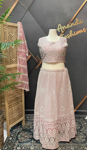 Pastel Pink Lehenga set