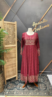 Women's Plus Size Long Anarkali Kurti - Women - Long Kurti - Anandi Fashions