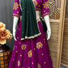 Garba Dandhiya Chaniya Choli Sets - Full Flare Cotton Lehenga for Navratri