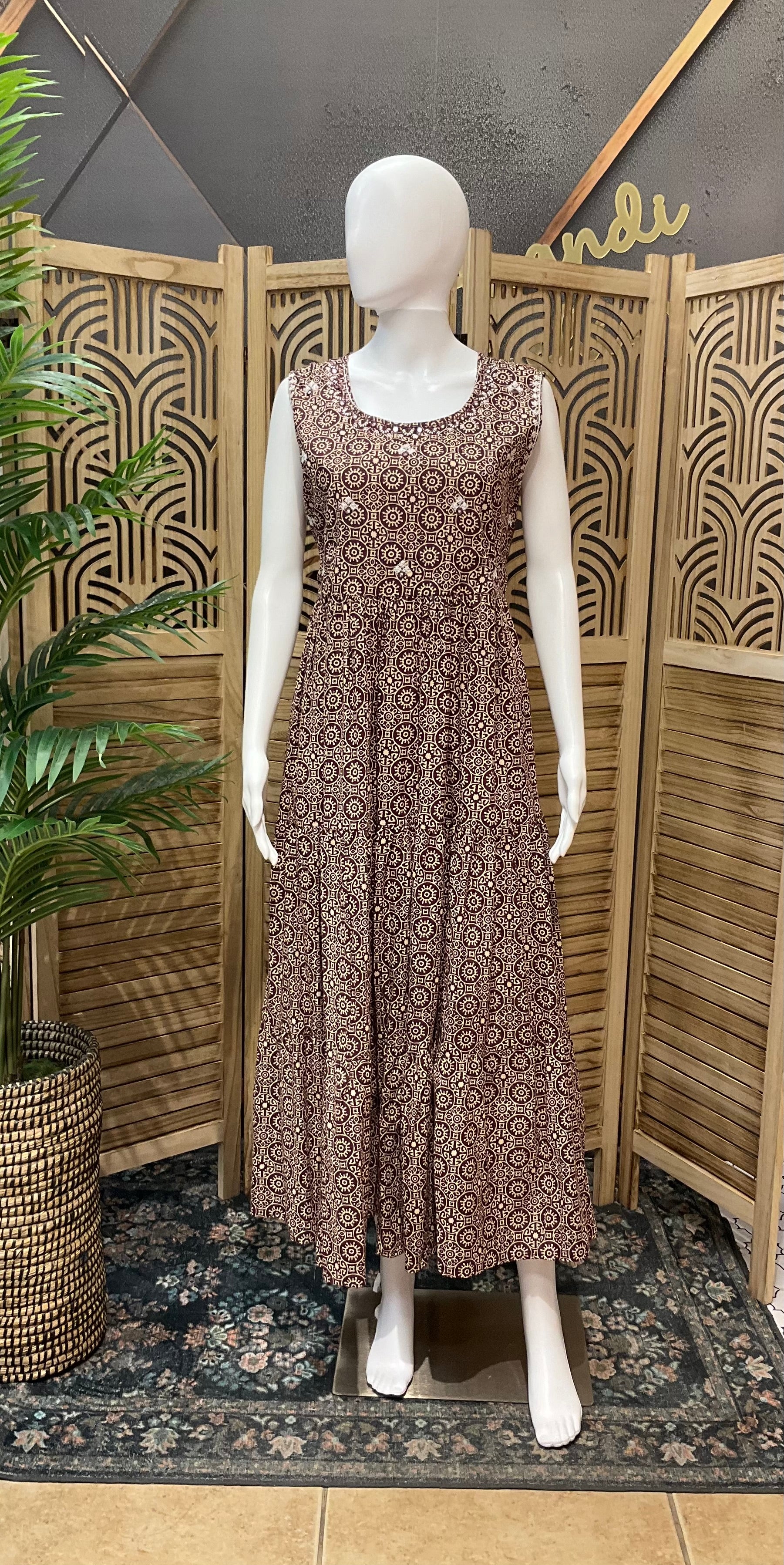 Pure Cotton long kurti/Frock