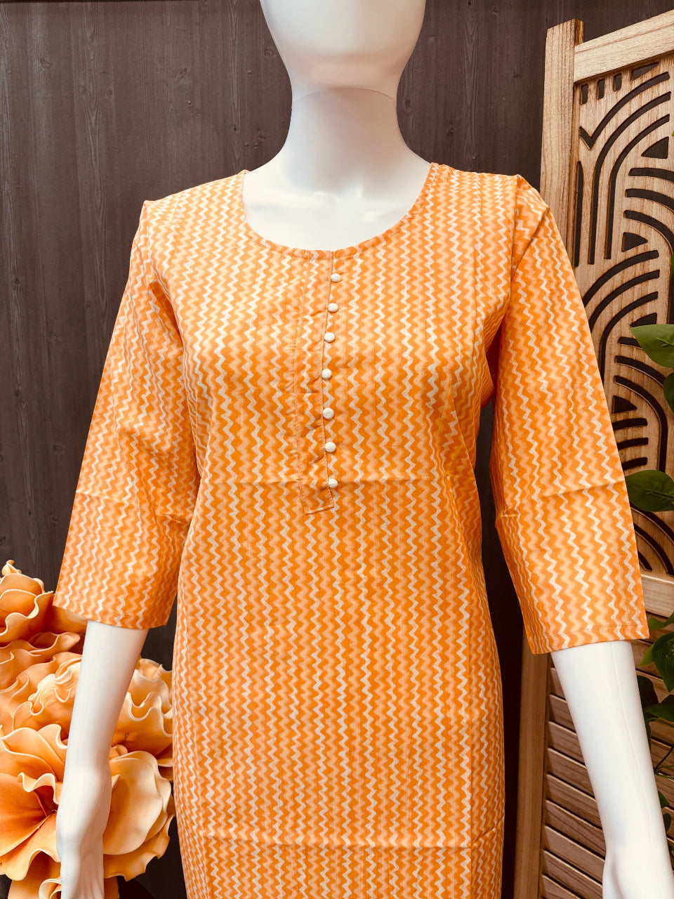 Pure cotton print Kurtis - Size 38/ US XS image 1