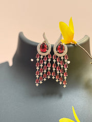 Silver Finish Earrings