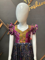 Little Girls Patola Long gown