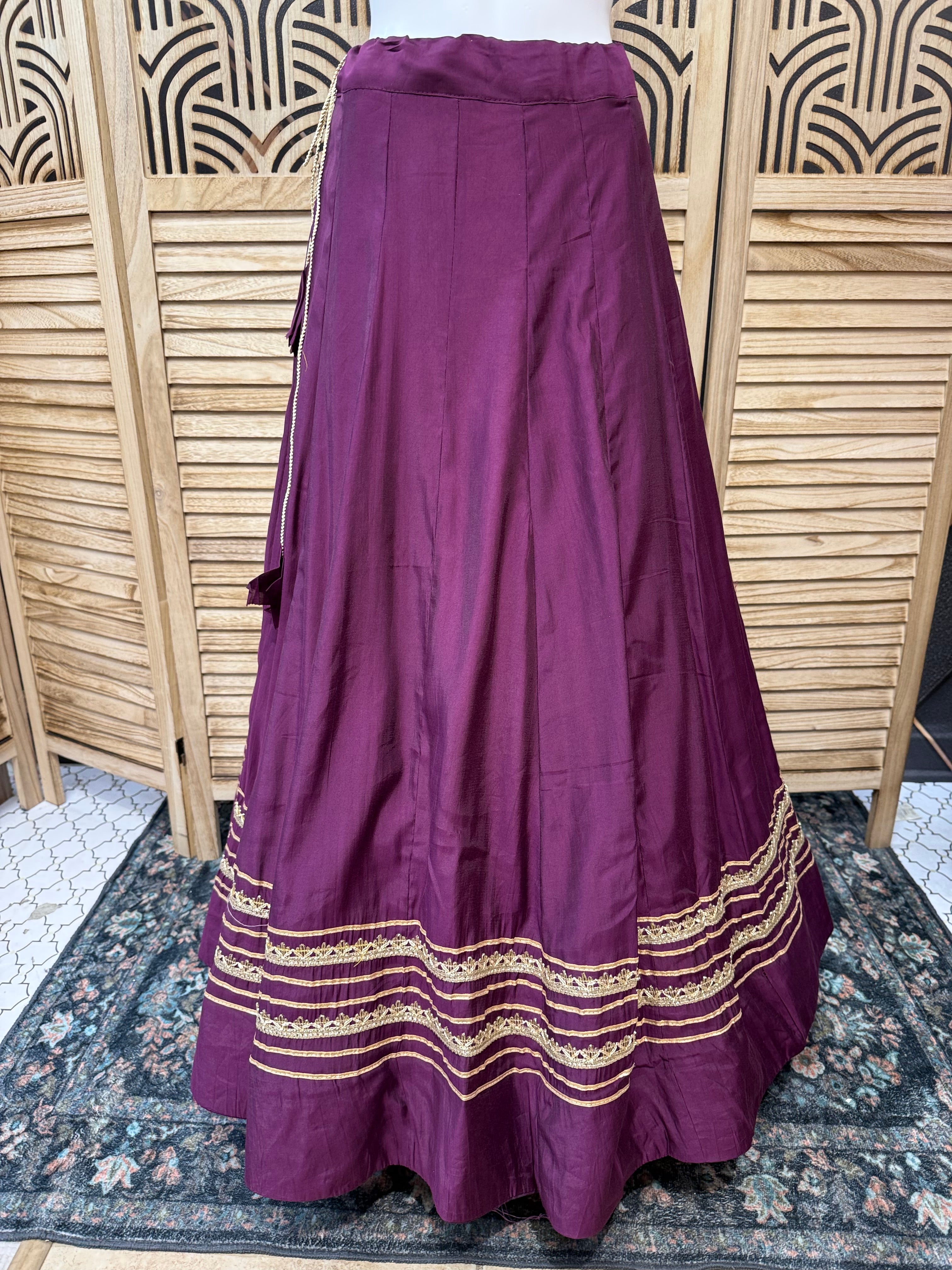 Garba Special- Satin Silk Skirts