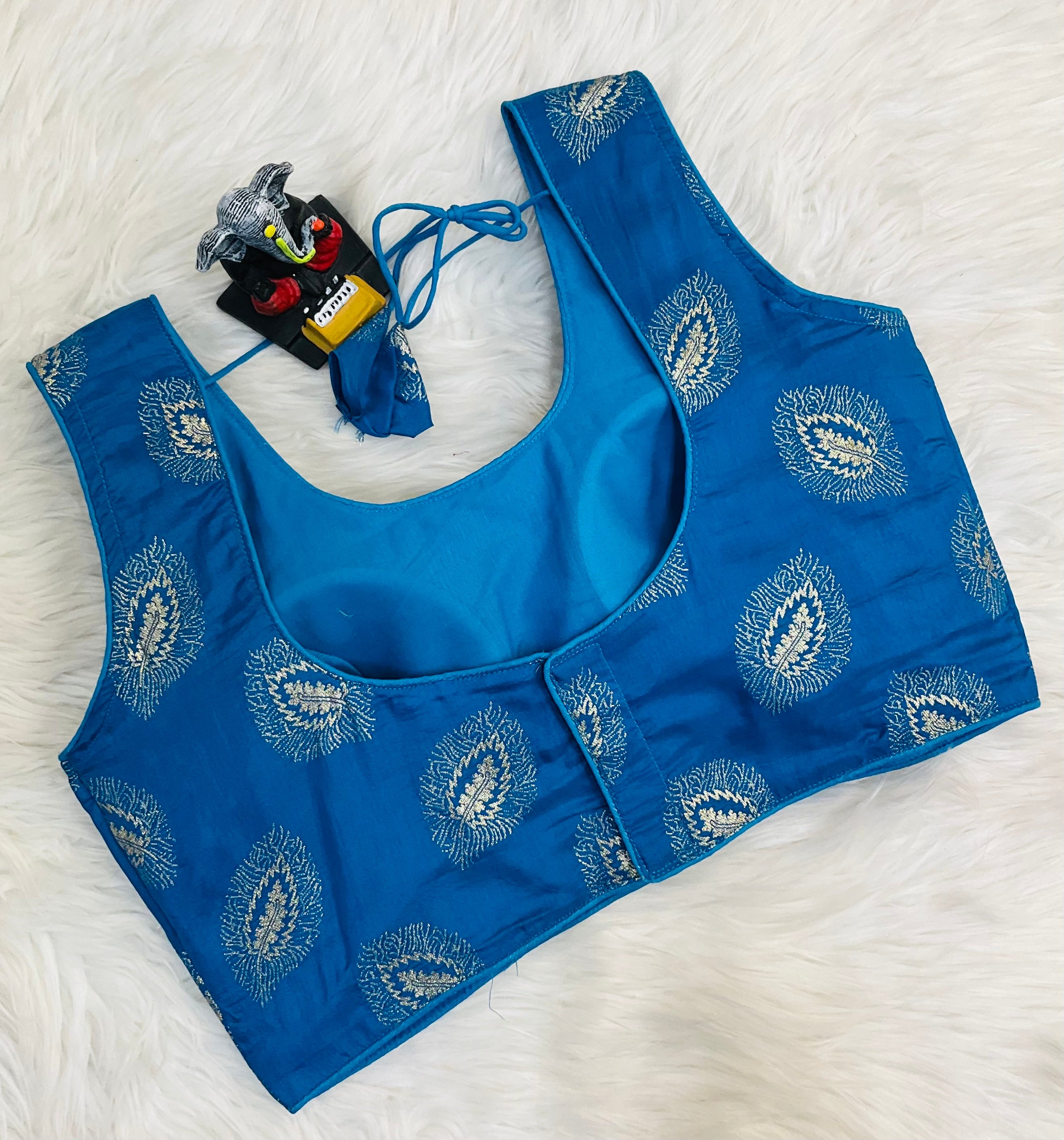 Sky Blue Blouse- Size 38