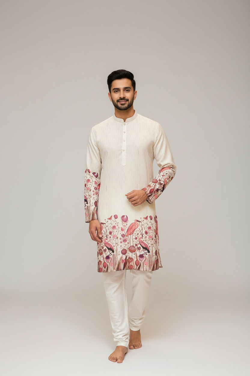 Digital Print Men’s wear kurta set