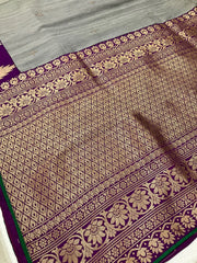 Indian Designer Silk Saree - Finest Quality with Traditional Motifs