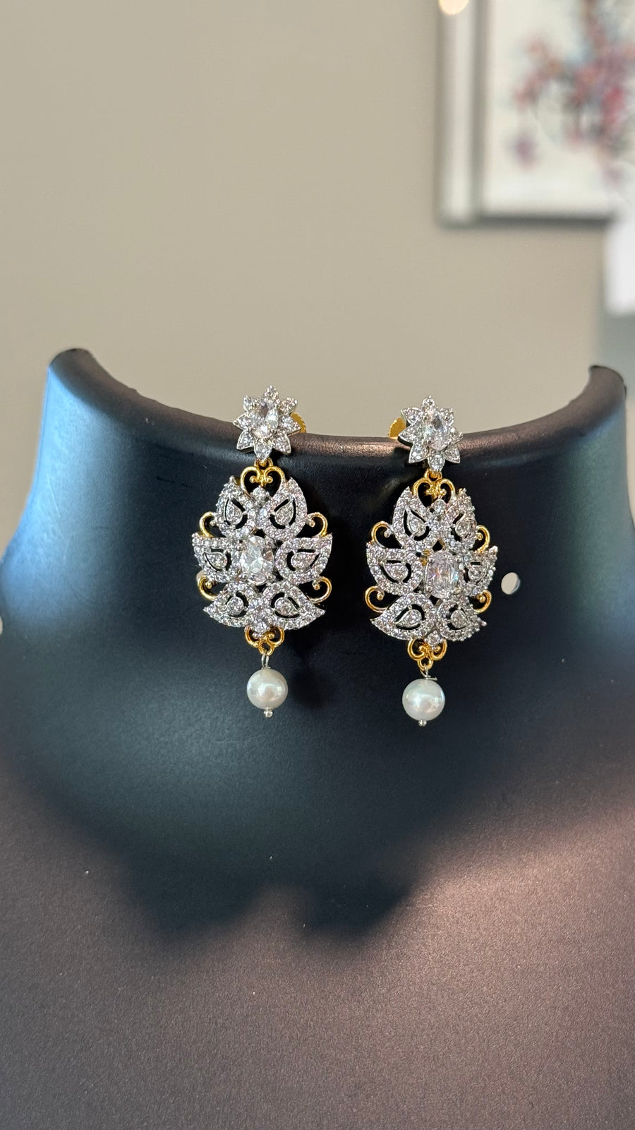 Beautiful CZ Choker set