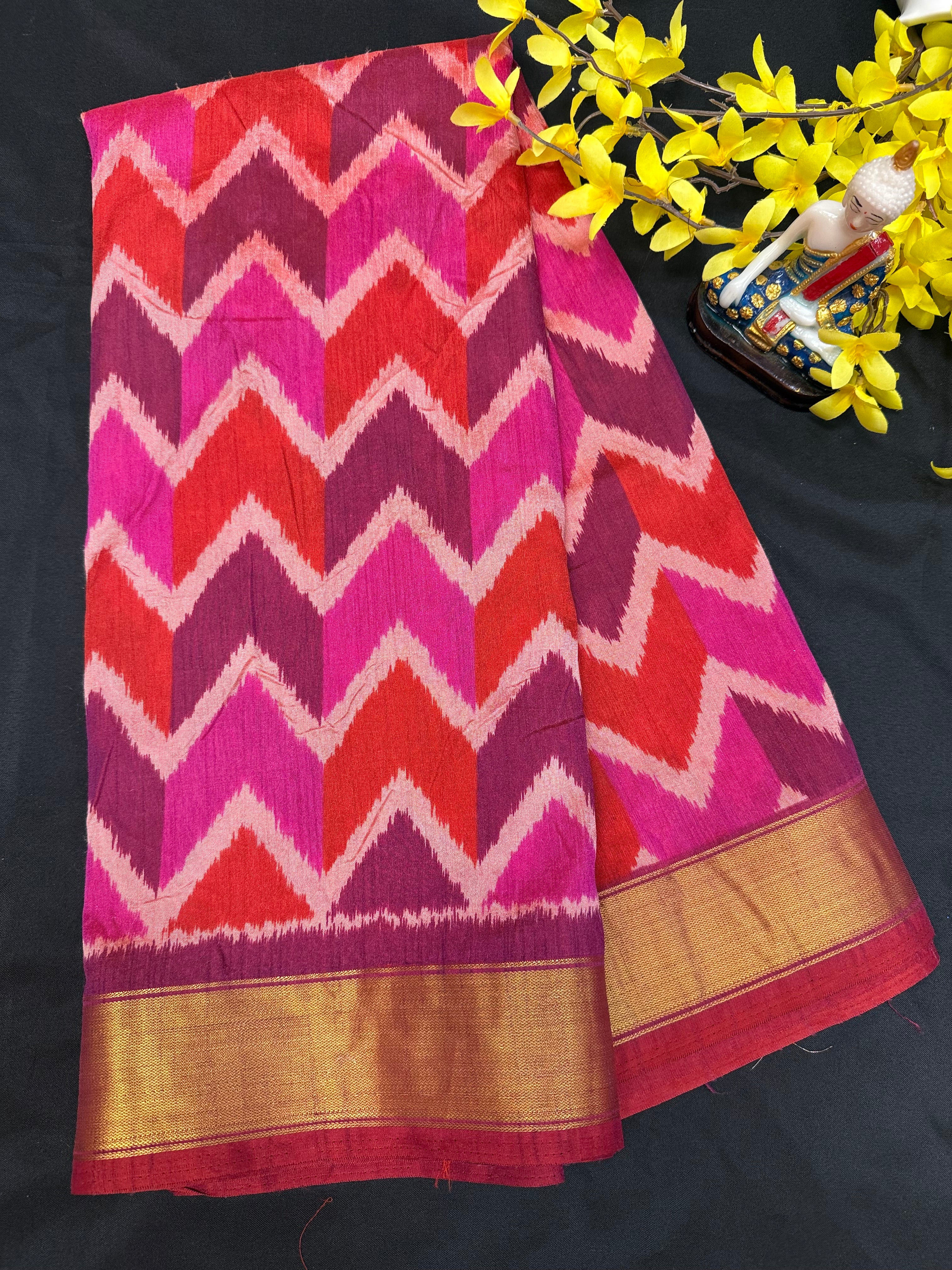 Fancy Silk - Multicolor Saree