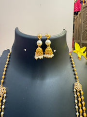 Gold beads mala