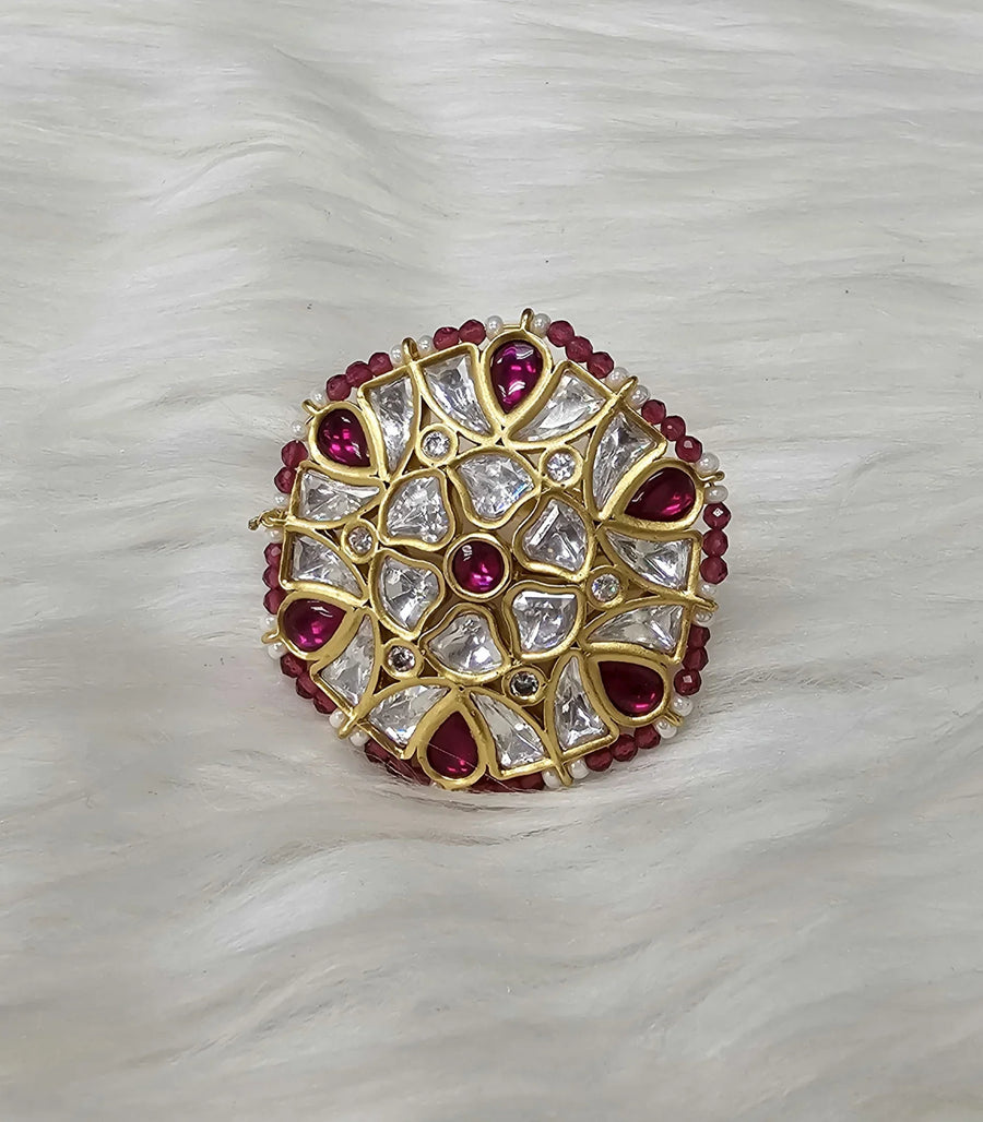 Statement Mossianite FingerRing- Adjustable