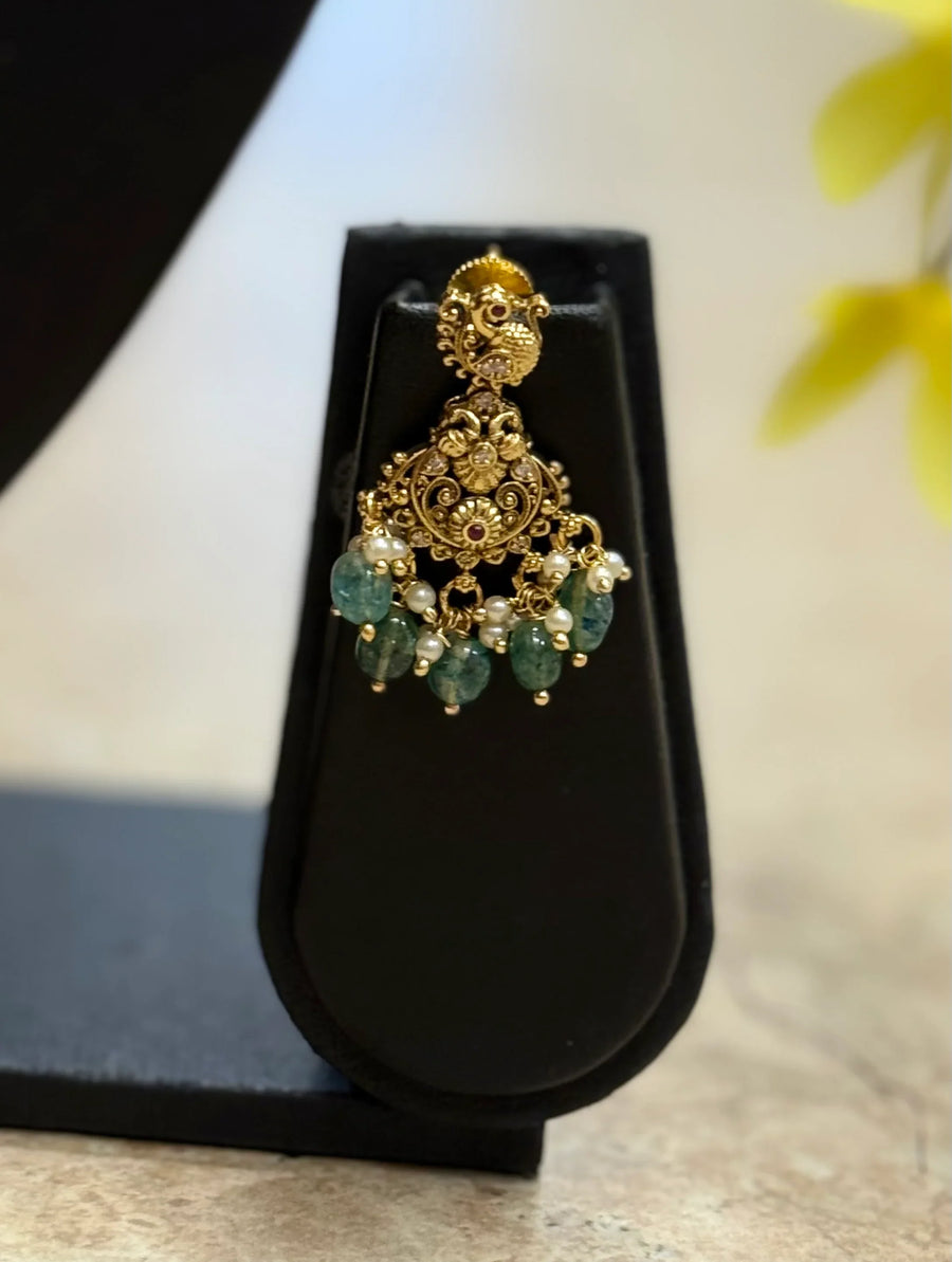 Antique Finish - Long Haram/Necklace set