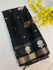 Black Silk Oranza saree