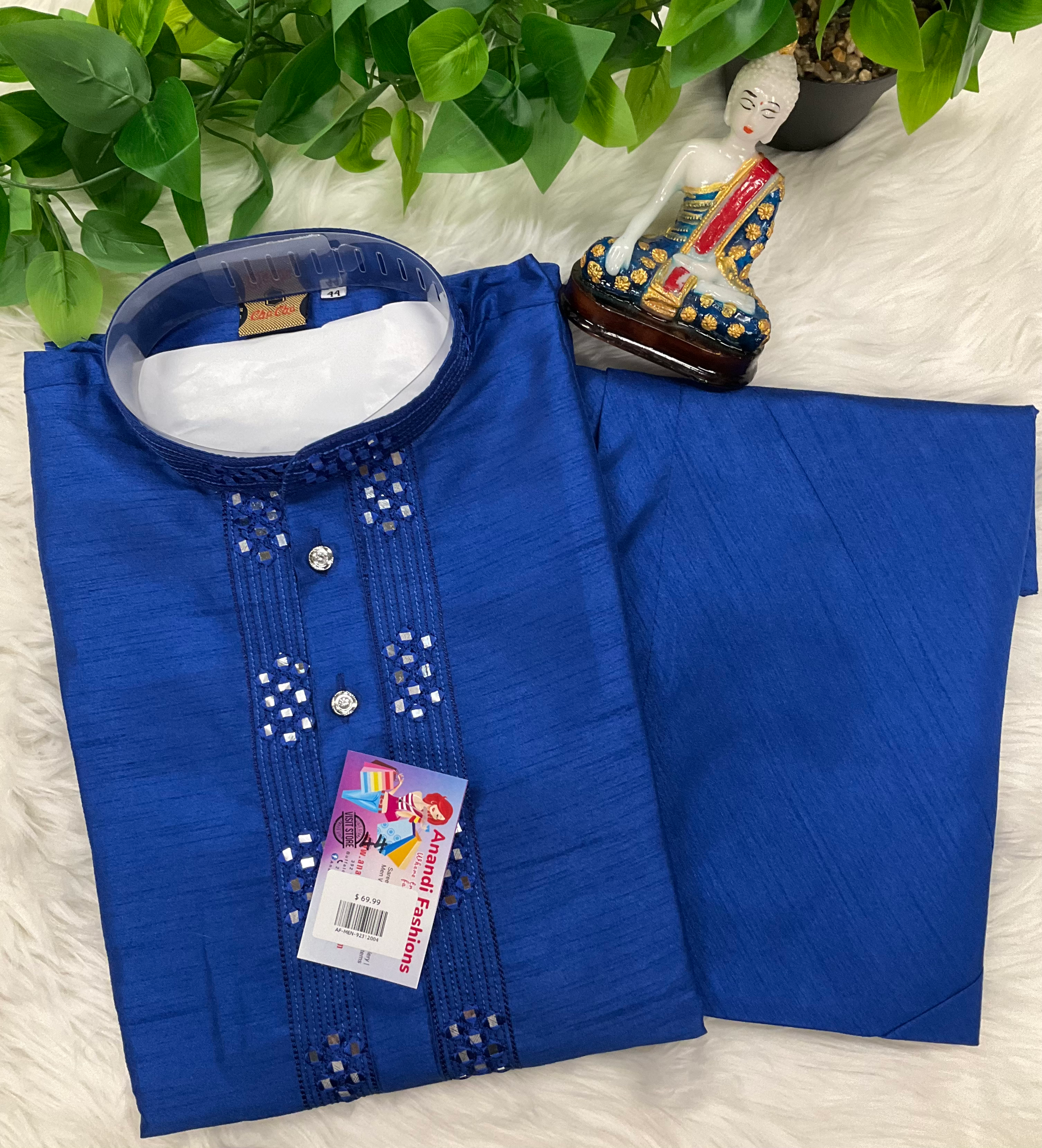 Mens kurta Pajama set - Five Elegant Vibrant Colors Kurta pajama Set image 1