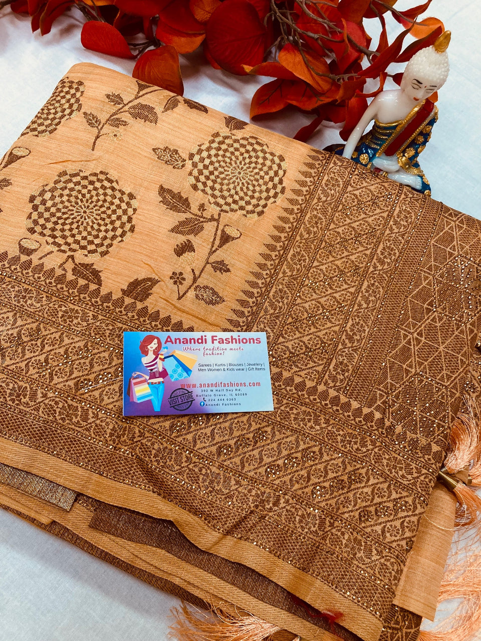 Silk Saree - Stunning TUSSAR SILK Sarees image 2