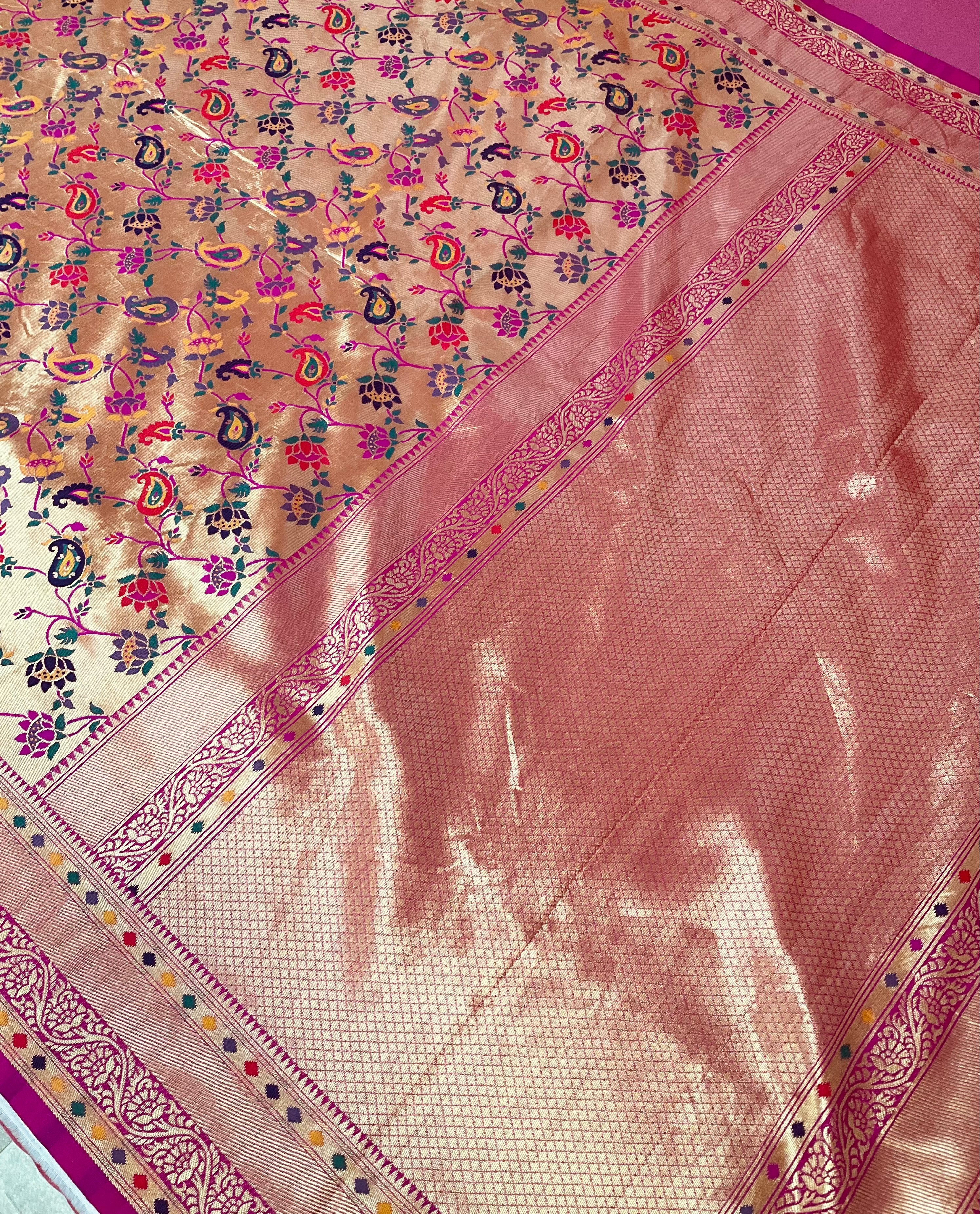 All over Design Paithani Saree