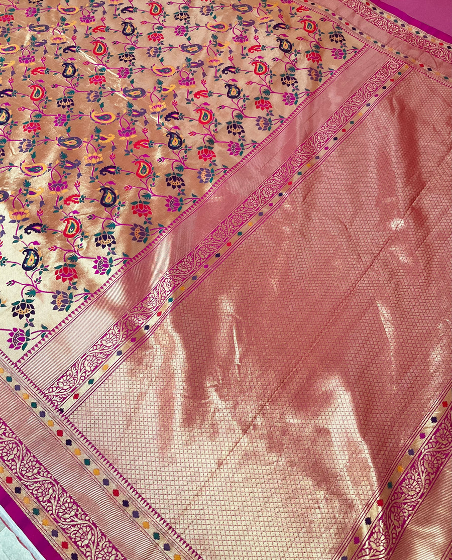 All Over Design Paithani Saree