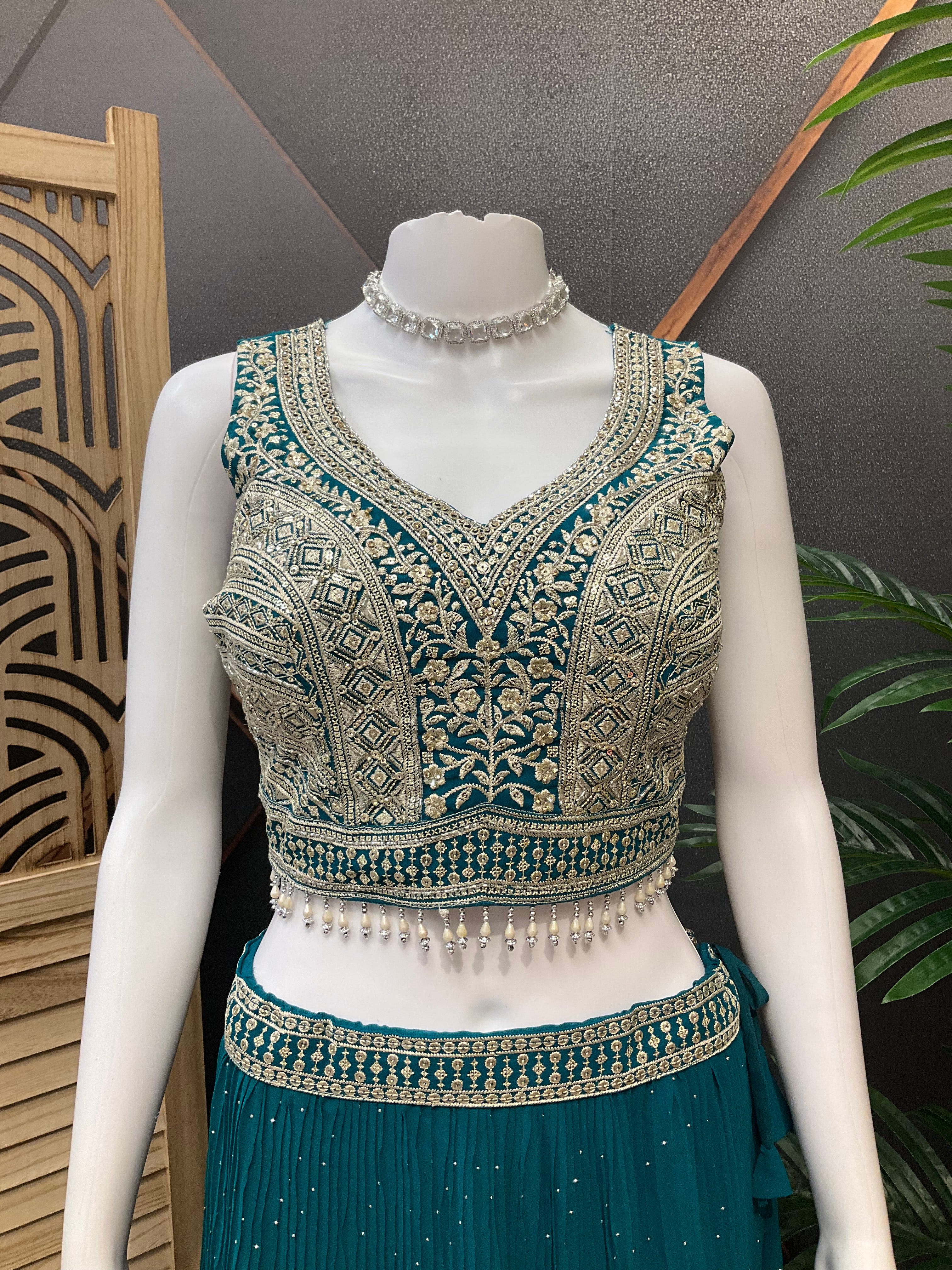 Party Wear Georgette Lehenga set