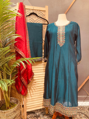 Plus Size Party Wear Anarkali Suits & Kurti Sets - Elegant Ethnic Wear