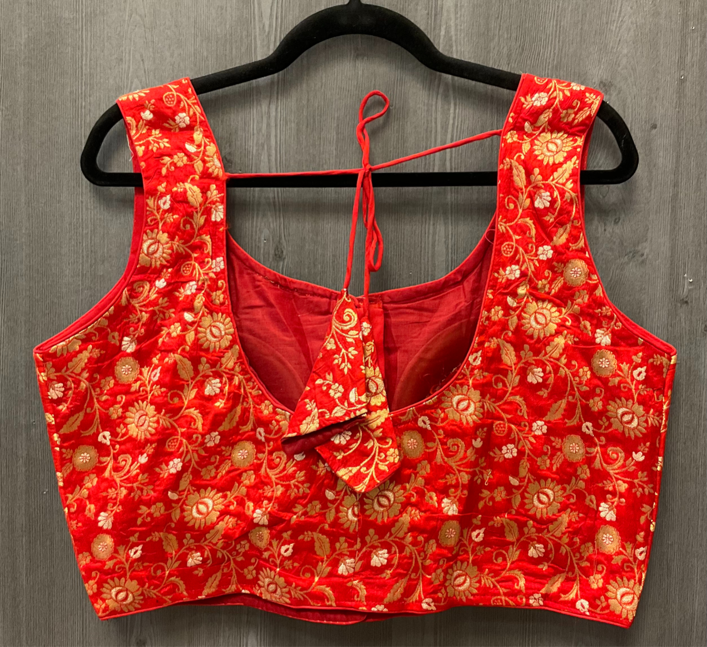 Front opening brocade blouse -Size 42(fits upto 44) image 2