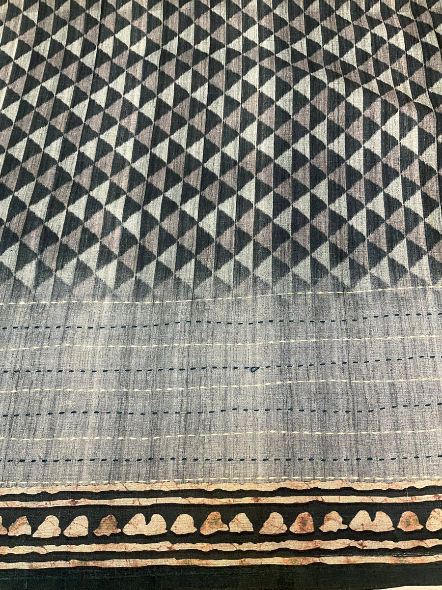 Grey Fancy Saree