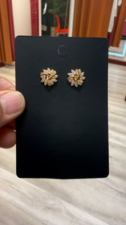 Small Gold CZ studs