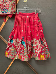 Pink Toddler lehanga set