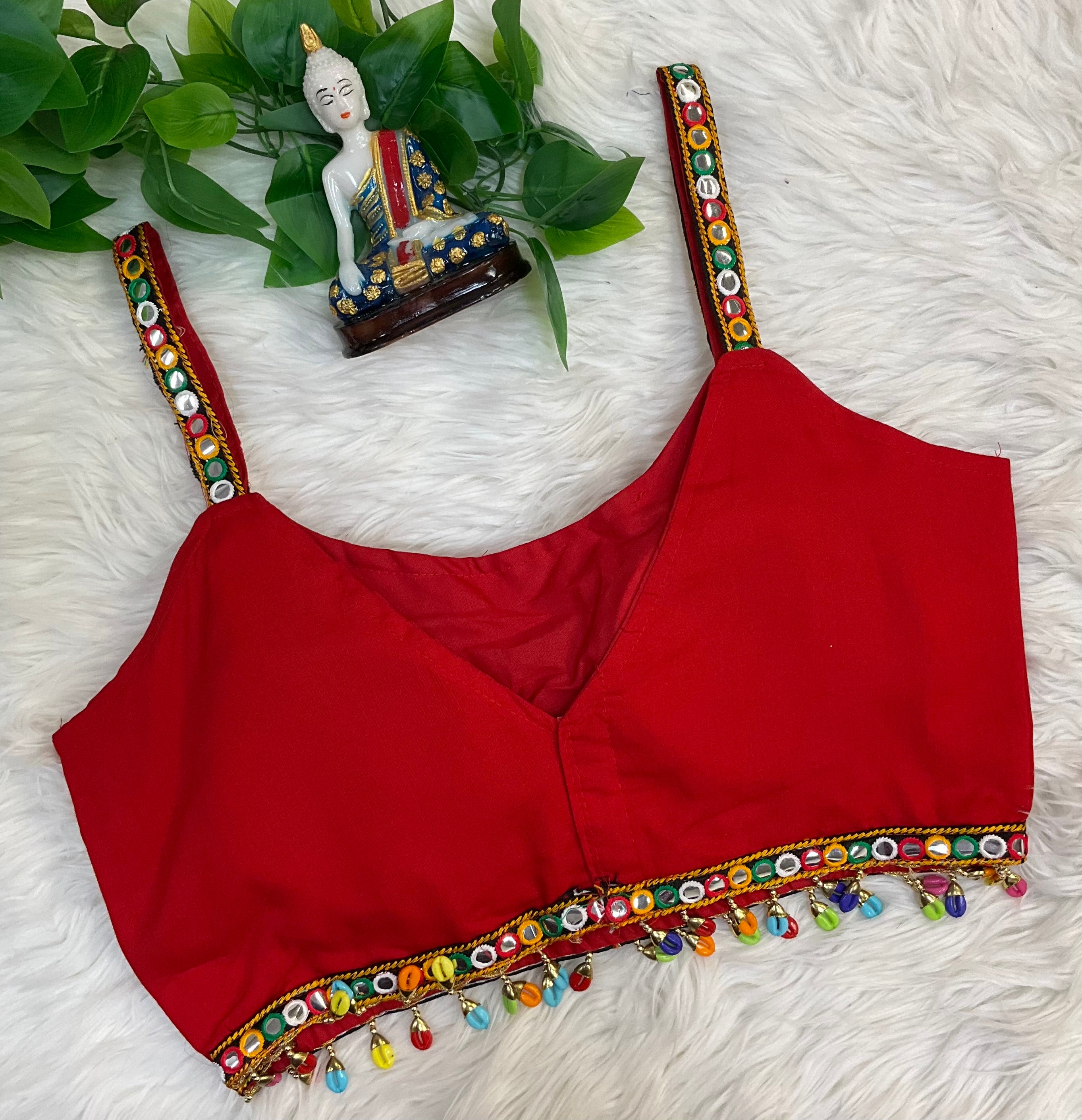 Thin Strap Colorful Pure Cotton Blouses