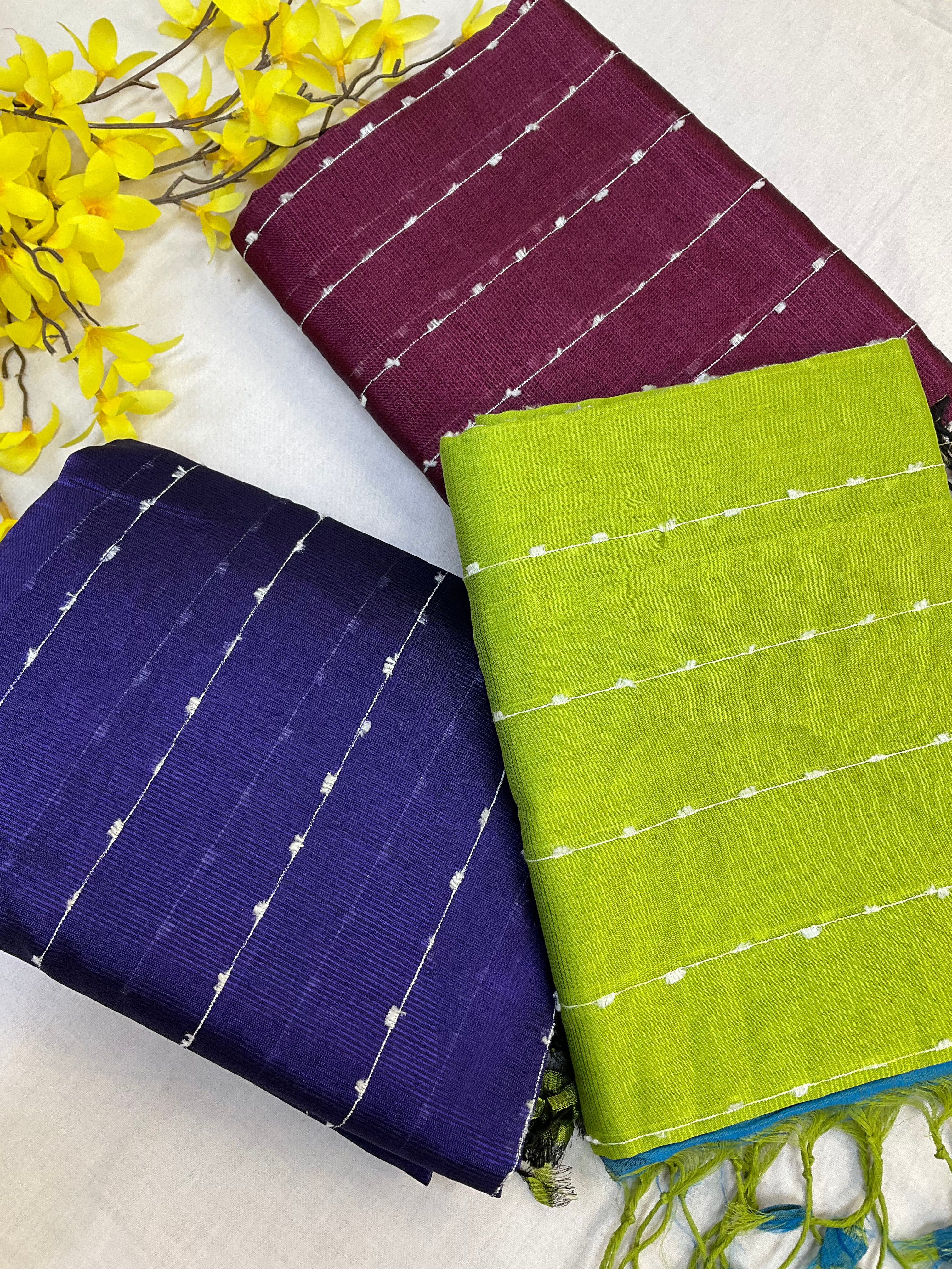 Colorful Mangalagiri Silk Sarees