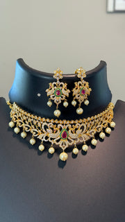 Gold Finish Choker set