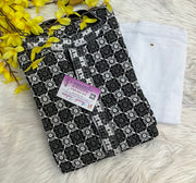 Black & White Mens wear kurta set