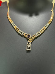 Rose Gold Necklace Set