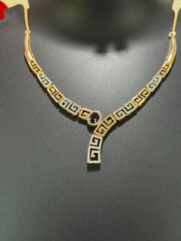 Unique Design - Rose Gold Necklace set