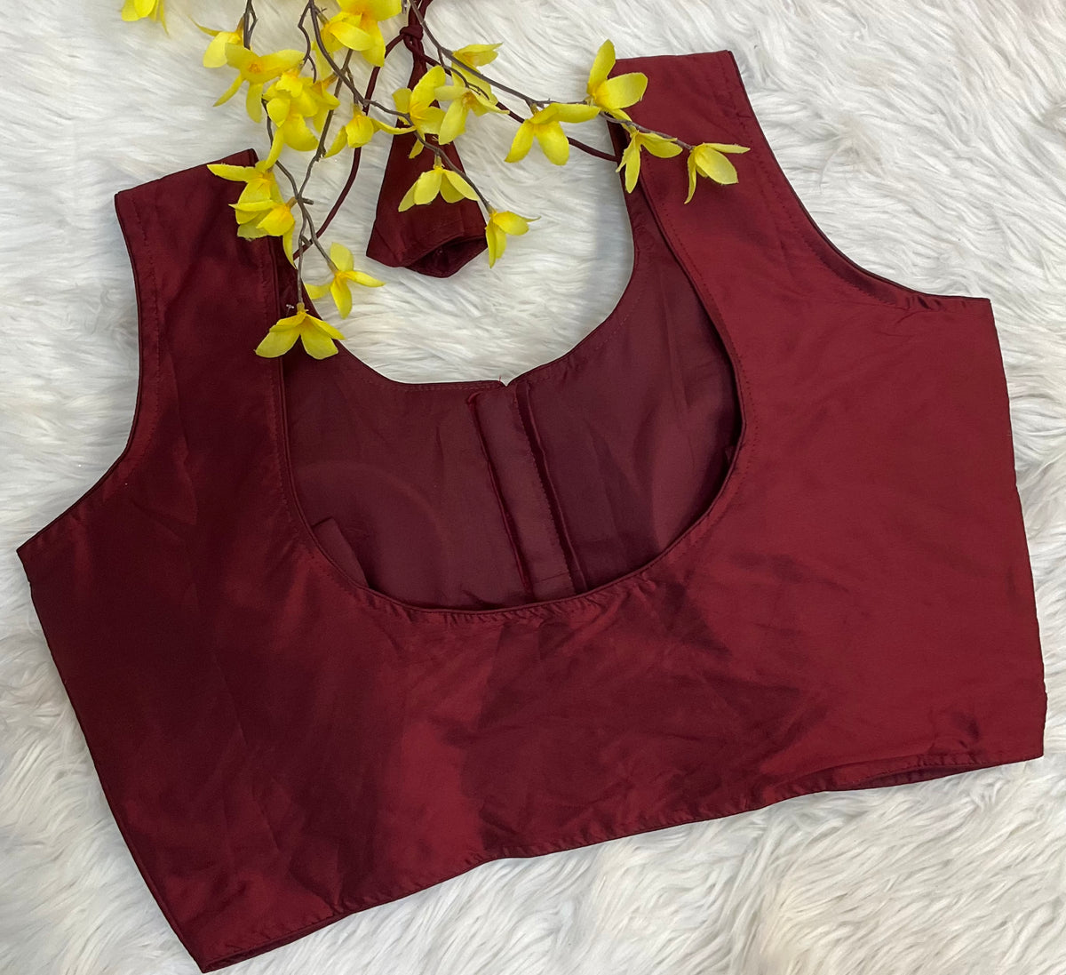 Size 44 - Plain Front Opening Blouse