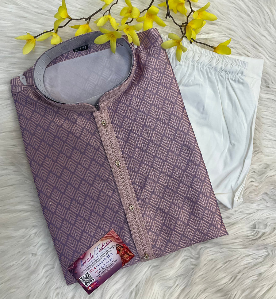 Men’s Lavender Kurta Set