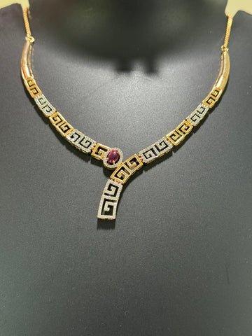 Unique Design - Rose Gold Necklace set
