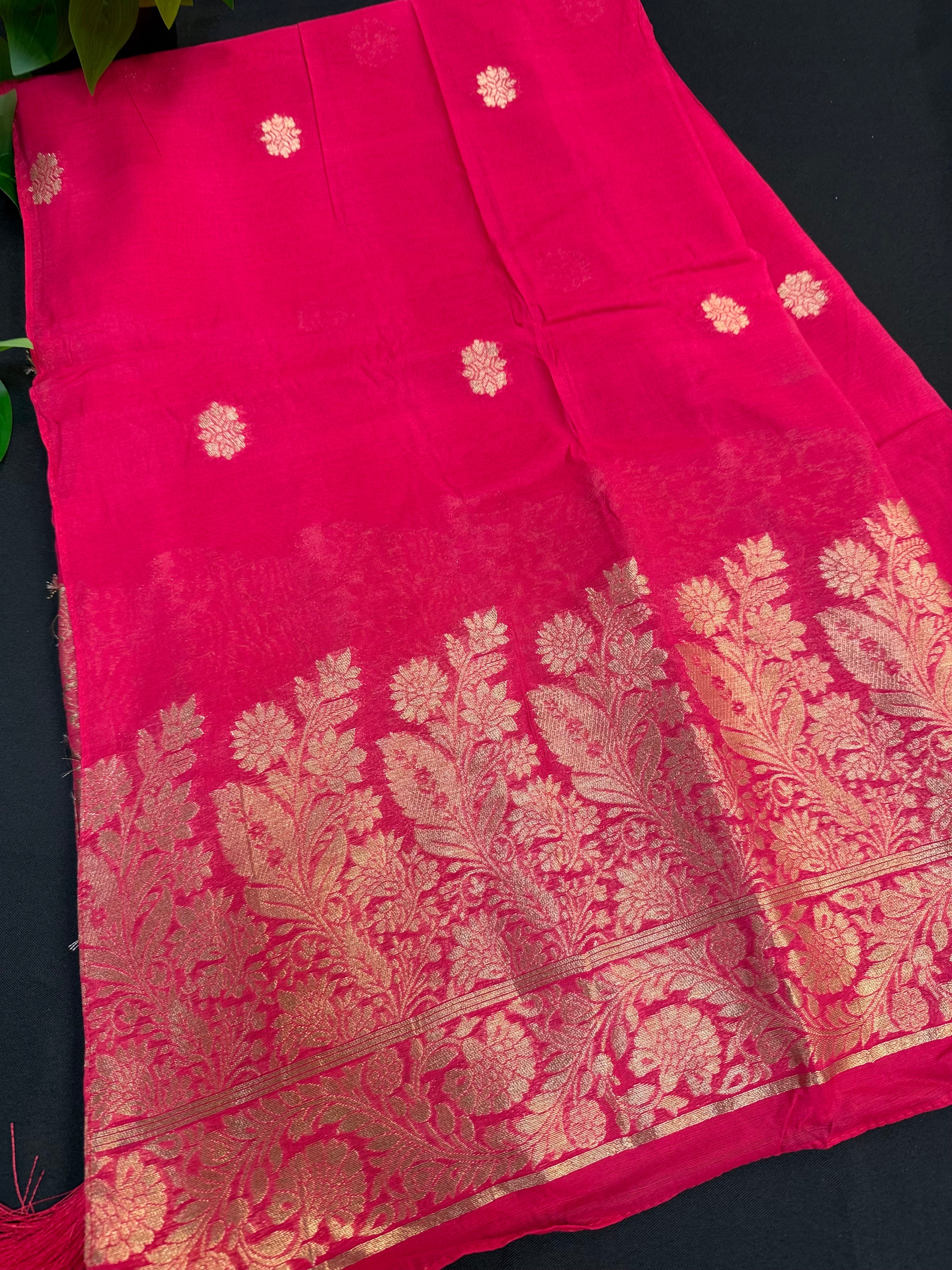 Pink Benarasi Dupatta