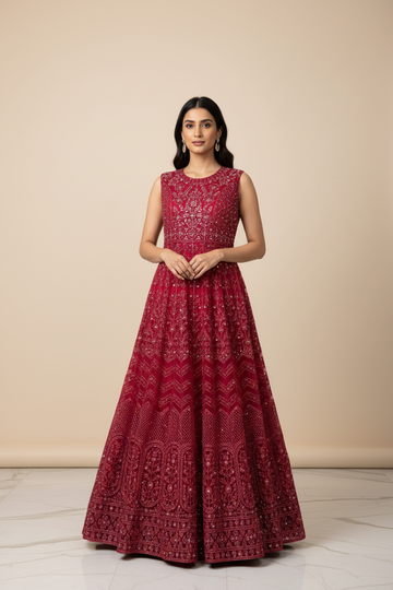 Plus Sizes-Light Weight Party wear Dresses