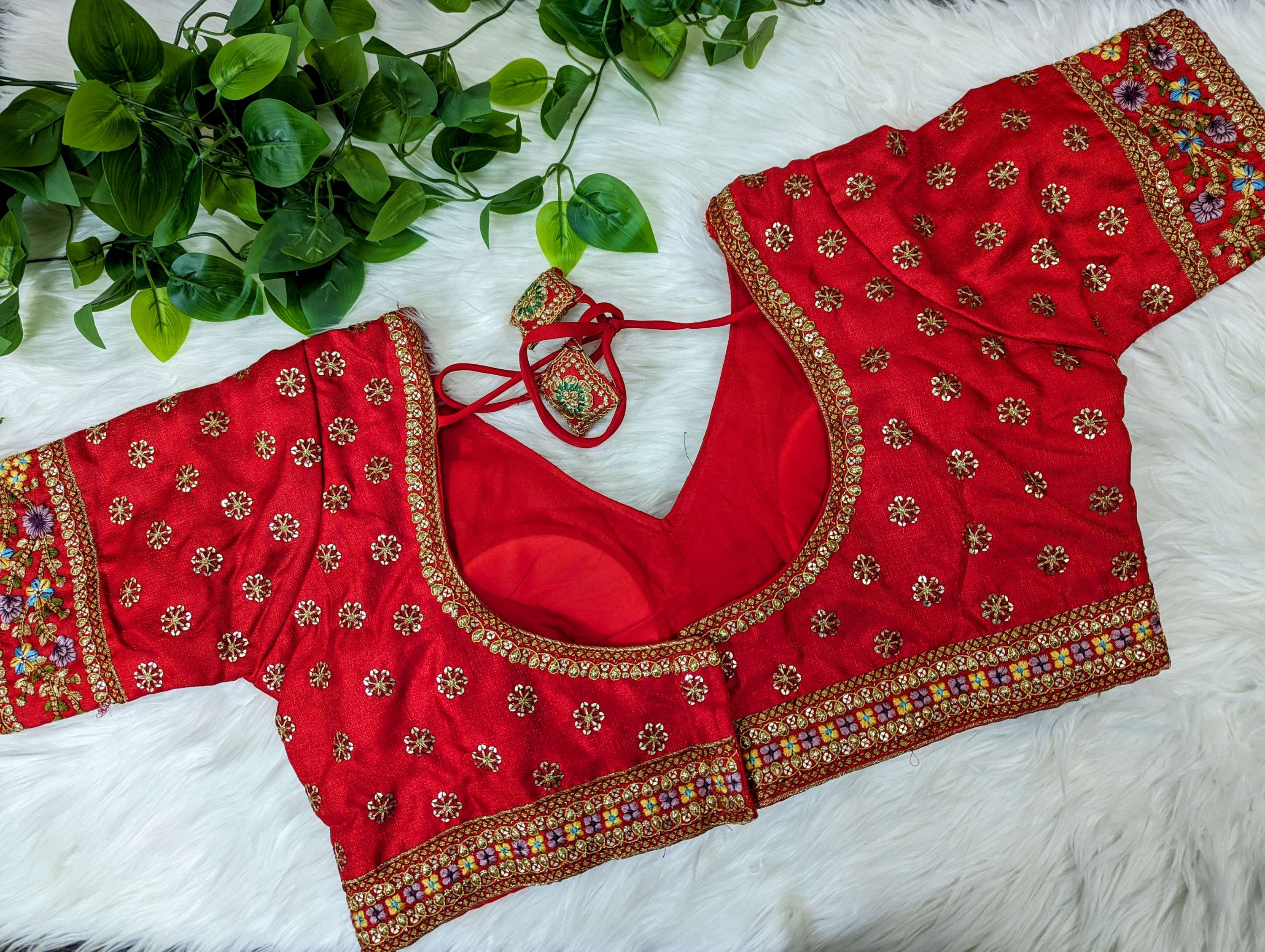 Raw Silk Work blouses size 42 image 2