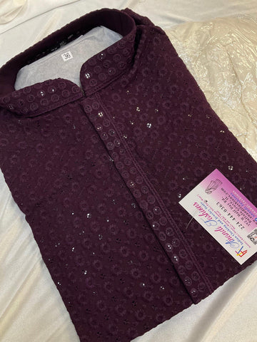 Chikankari Kurta Pajama Set - Traditional Embroidery Ethnic Wear