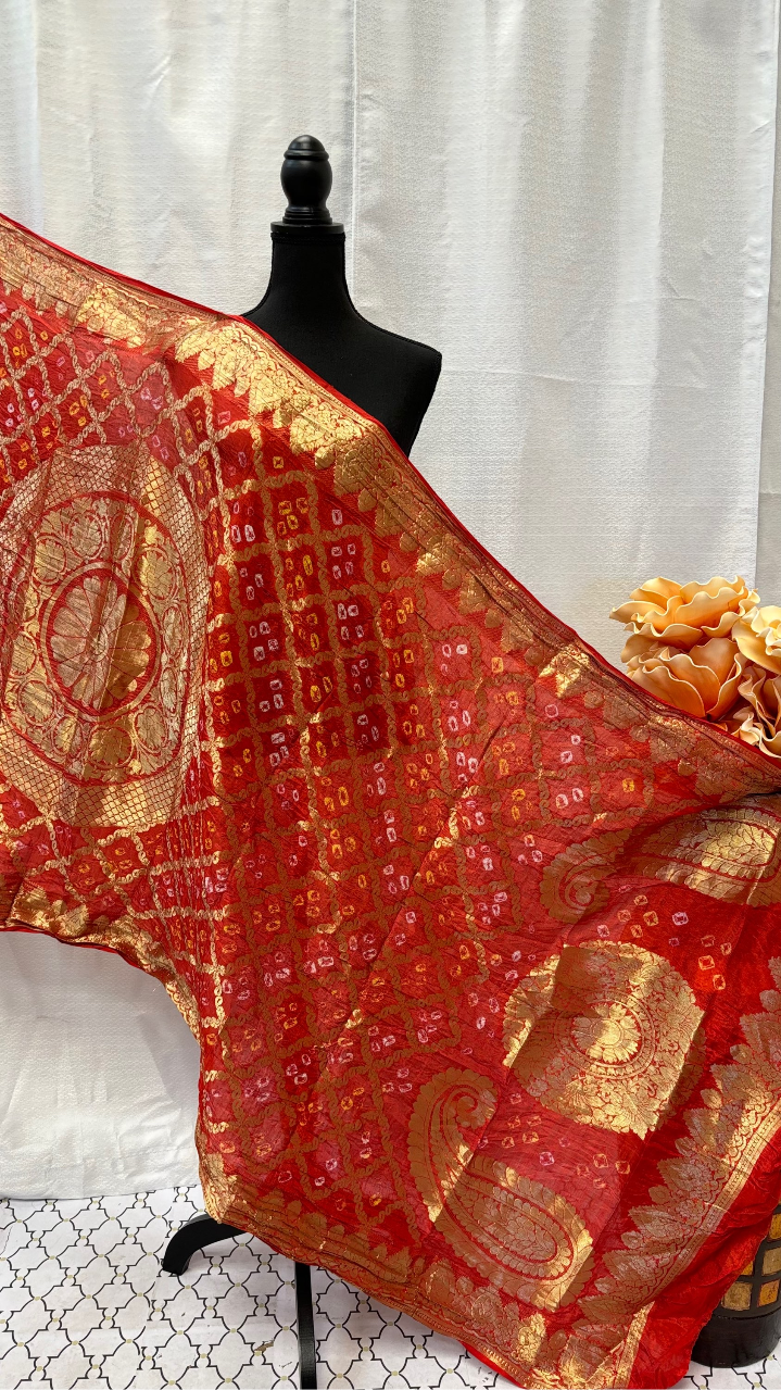 Bandhani dupatta - Lively and Vibrant Dupattas image 0