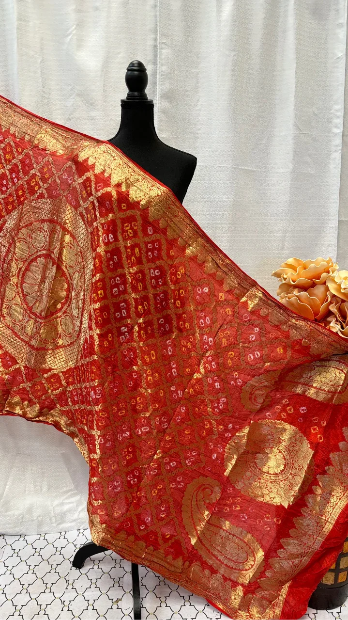 Bandhani dupatta - Lively and Vibrant Dupattas